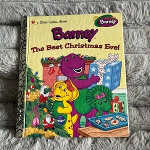 Barney The Best Christmas Ever A Little Golden Book